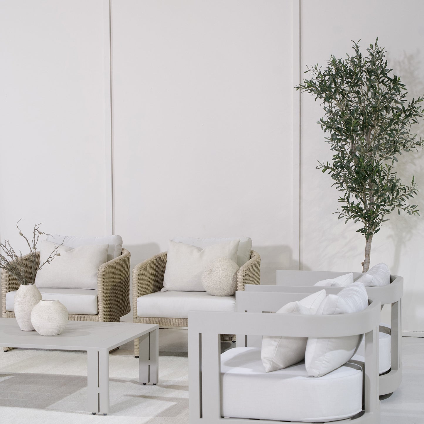 Chaise pivotante d'extérieur Leon