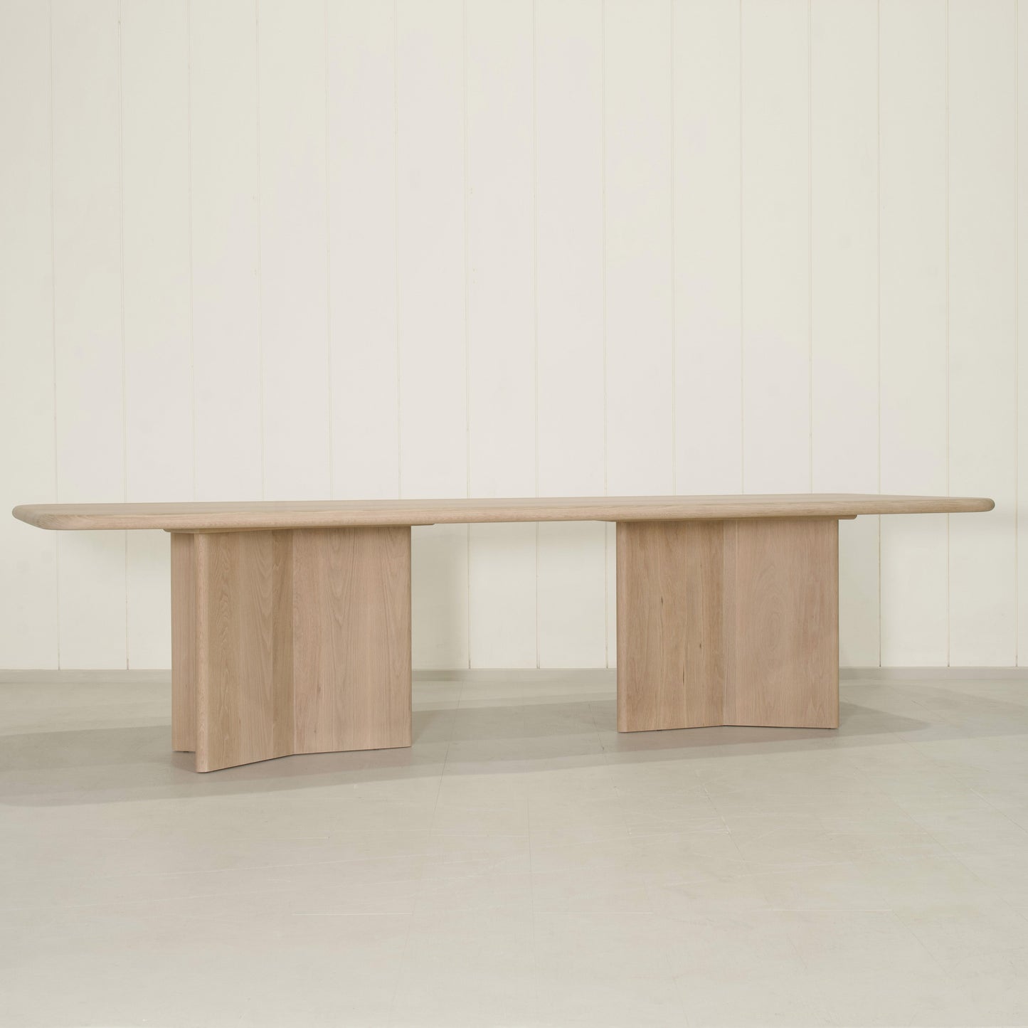 Philip - Table à manger à bord arrondi