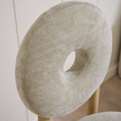 Tabourets de comptoir à boutons