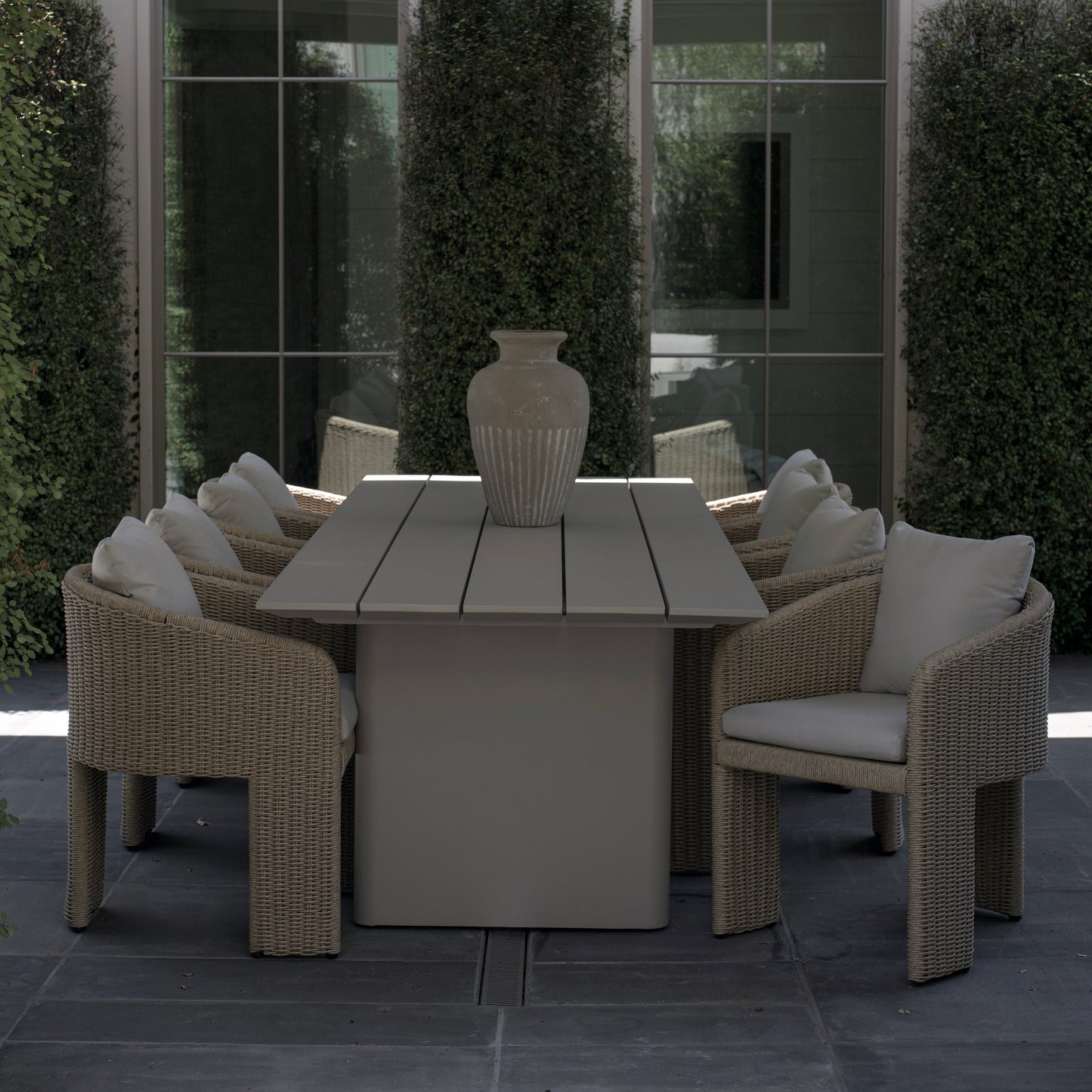 Chaise de salle à manger d'extérieur Ivy