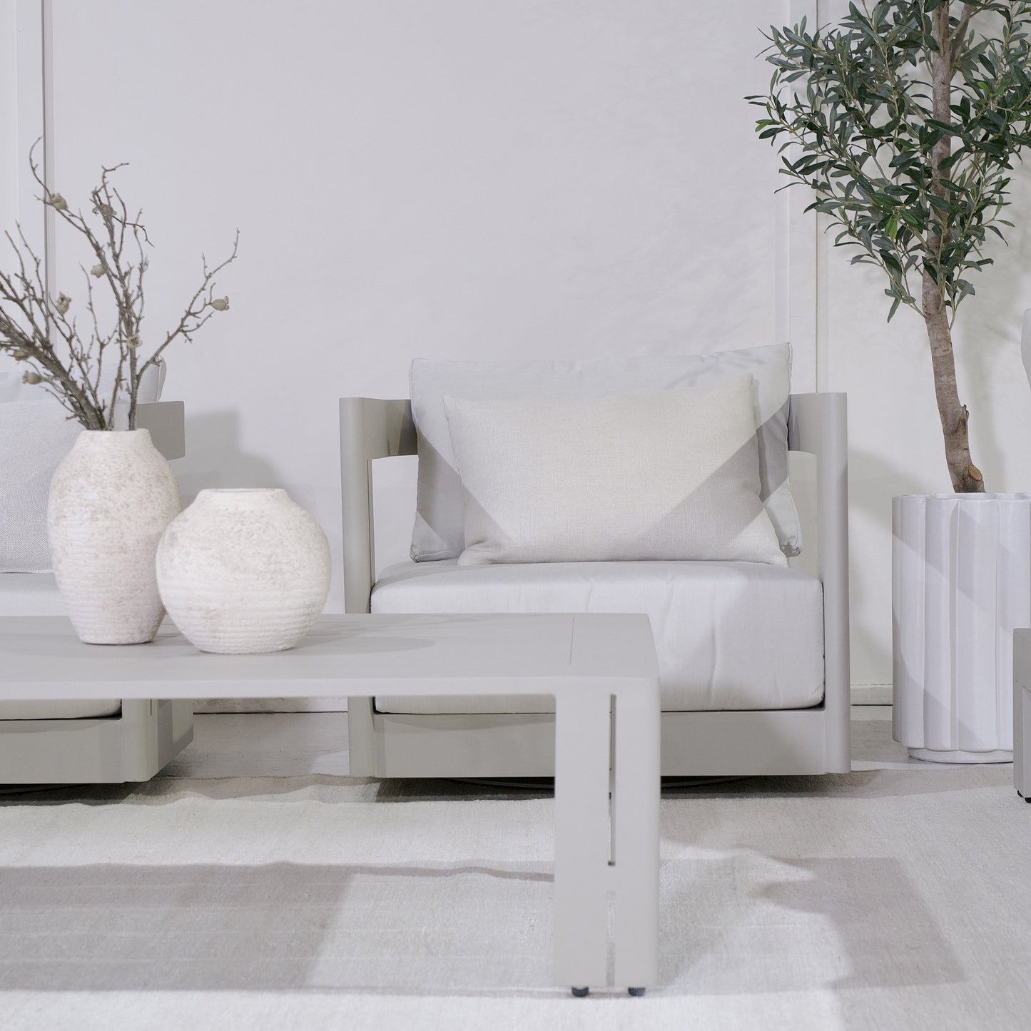 Chaise pivotante d'extérieur Leon