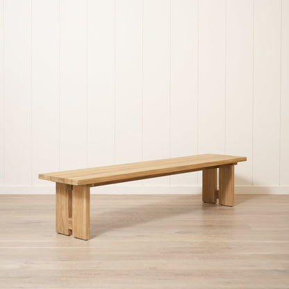 Banc d'extérieur divisé
