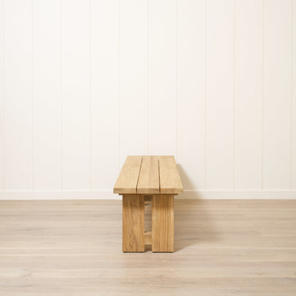 Banc d'extérieur divisé