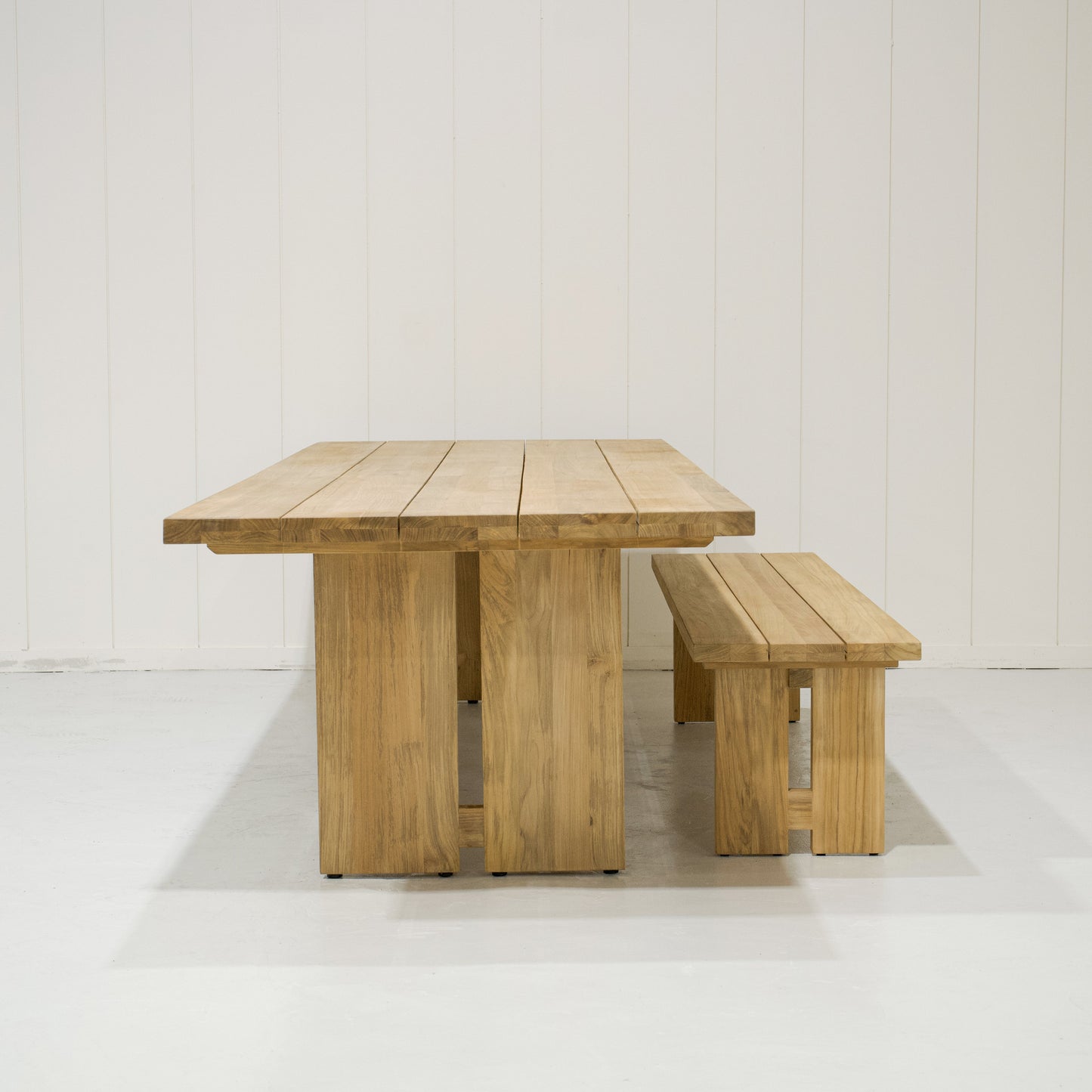 Table à manger d'extérieur divisée