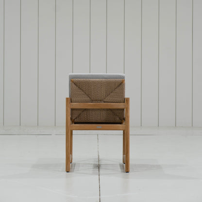 Chaise de salle à manger d'extérieur Tate