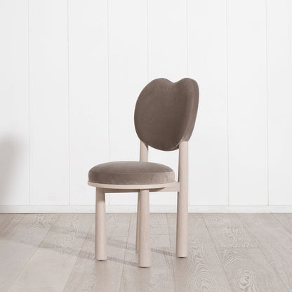 Chaise de salle à manger violette