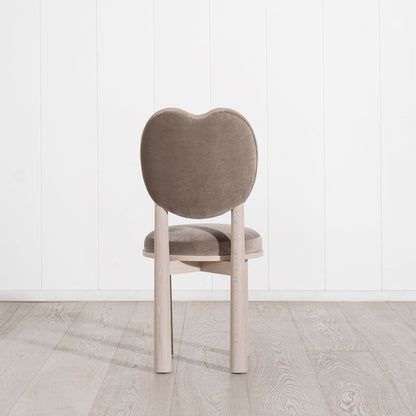 Chaise de salle à manger violette