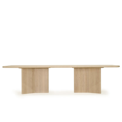 Philip - Table à manger à bord arrondi