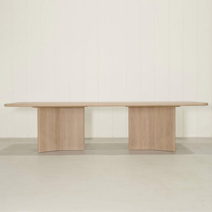 Philip - Table à manger à bord arrondi