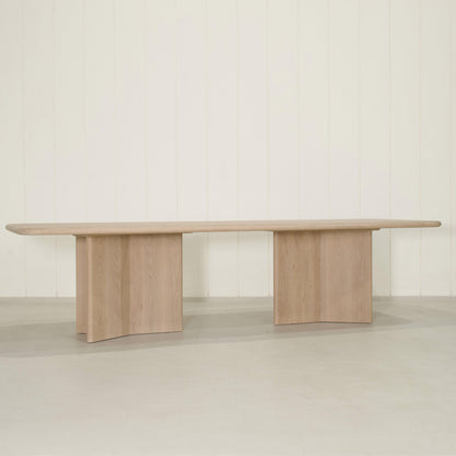 Philip - Table à manger à bord arrondi