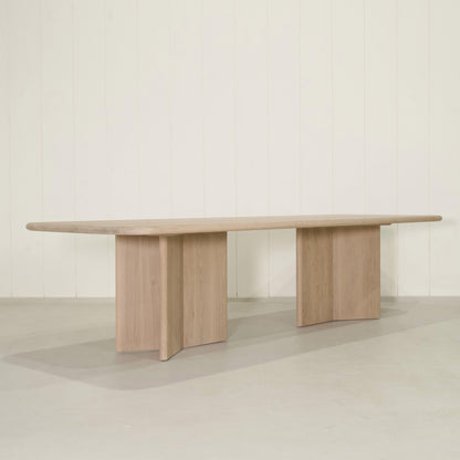 Philip - Table à manger à bord arrondi