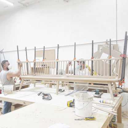 Banc en palissandre