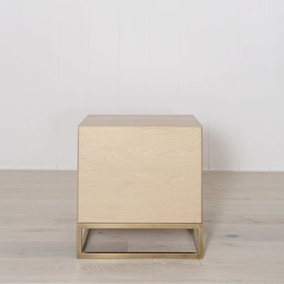Structure - Table de chevet avec base en laiton
