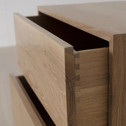 Structure - Table de chevet avec base en laiton